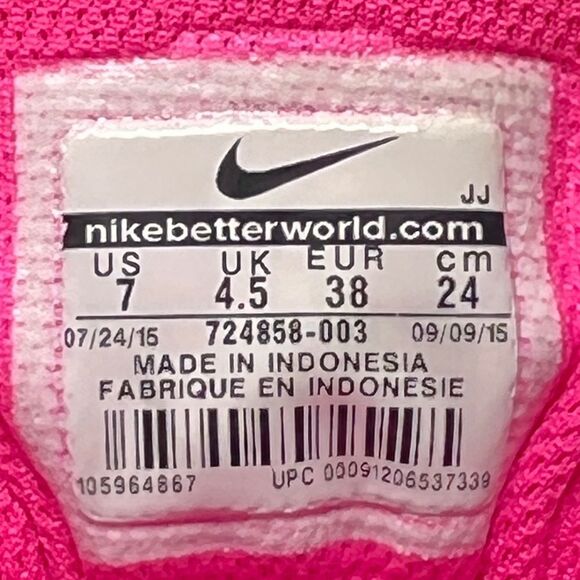 Nike Women’s Flex Trainer 5 Gray Pink Running Shoes Size 7 (724858-003) - Picture 4 of 9